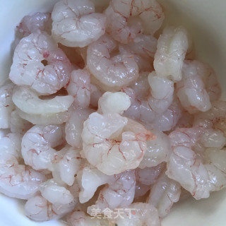 翡翠虾仁的做法步调：3