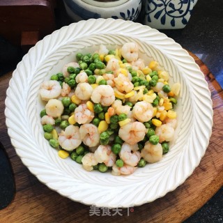 翡翠虾仁的做法步调：10