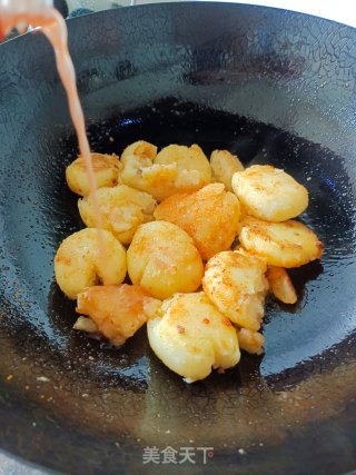 喷鼻煎土豆的做法步调：7