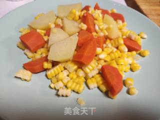 玉米黄瓜鸡蛋沙推的做法步调：5