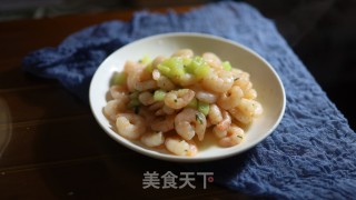 黄瓜炒虾仁的做法步调：7
