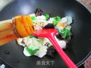 乌木耳纯炒包心菜的做法步调：6