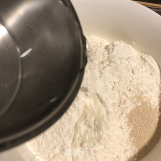 豆沙里包的做法步调：1