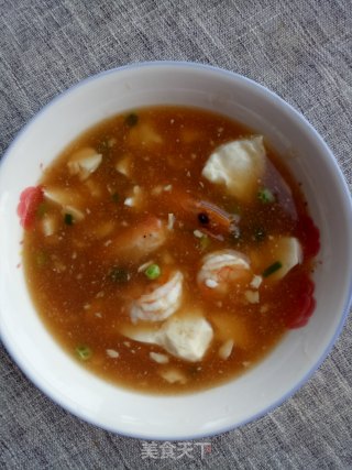 虾仁豆腐羹的做法步调：10
