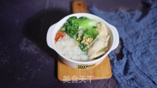 腐竹萝卜煮米粉的做法步调：11