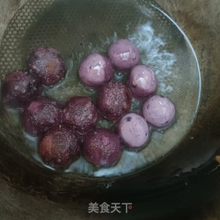 紫薯小丸子的做法步调：9