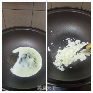 虾仁蛋炒饭的做法步调：7