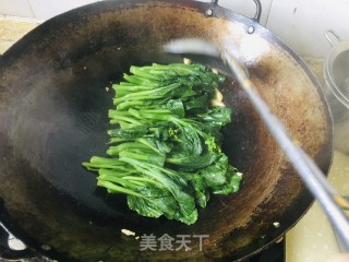 蒜子芥兰的做法步调：4