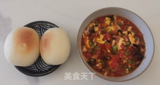 西白柿泡馍的做法步调：14
