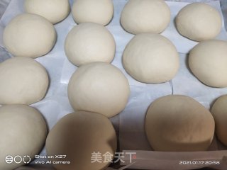 白豆椰蓉咸蛋黄里包的做法步调：10