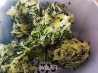 黄瓜鸡蛋火饺的做法步调：7