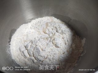 白豆豆沙包的做法步调：2