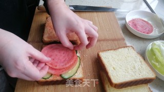 鸡蛋吐司里包的做法步伐
：20