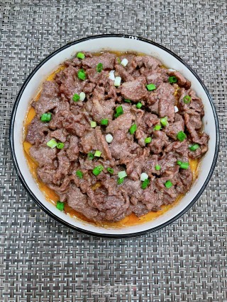 北瓜蒸牛肉的做法步调：10