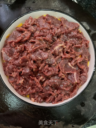 北瓜蒸牛肉的做法步调：5