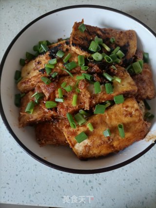 喷鼻煎豆腐的做法步调：8
