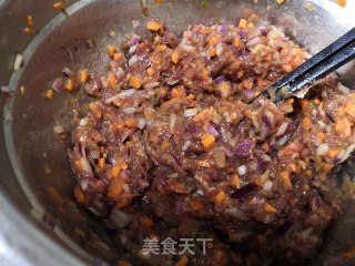 时蔬牛肉饼的做法步调：6