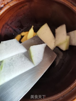 冬瓜肉丝汤的做法步调：5