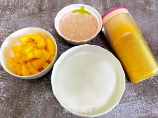夏季必吃苦品，椰喷鼻芒果西米露的做法步调：6