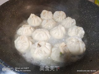 利剑菜肉终喷鼻菇死煎包的做法步调：14