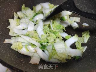 利剑菜炒鸡蛋的做法步调：4