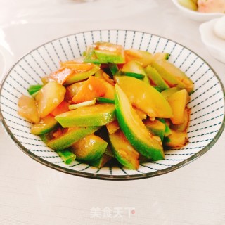 素炒胡瓜的做法步调：11