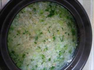青菜燕麦粥的做法步调：6