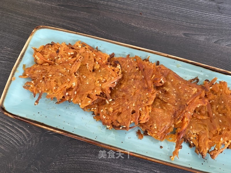 烤白薯饼的做法