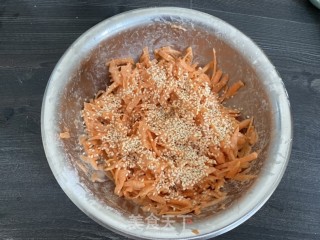 烤白薯饼的做法步调：6