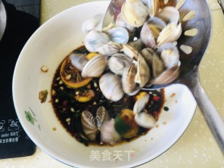 柠檬花蛤的做法步调：8
