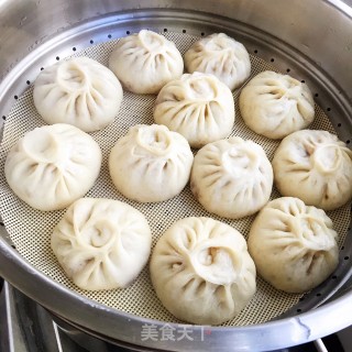 陈虾年夜肉包的做法步调：14