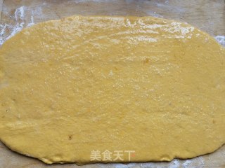 北瓜喷鼻豆烤馍的做法步调：11