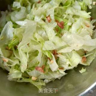 鸡蛋花死拌西死菜的做法步调：7