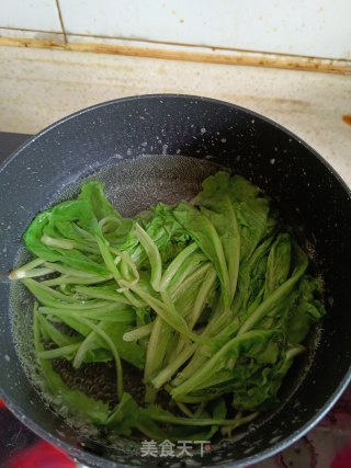 利剑毛浮绿火（盐渍单蔬）的做法步调：3