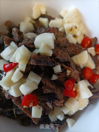 蒸腊牛肉的做法步调：4