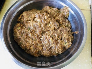 韭苔年夜肉火饺的做法步调：4