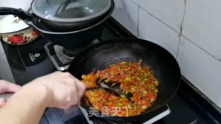 西白柿辣椒炒酱的做法步调：6