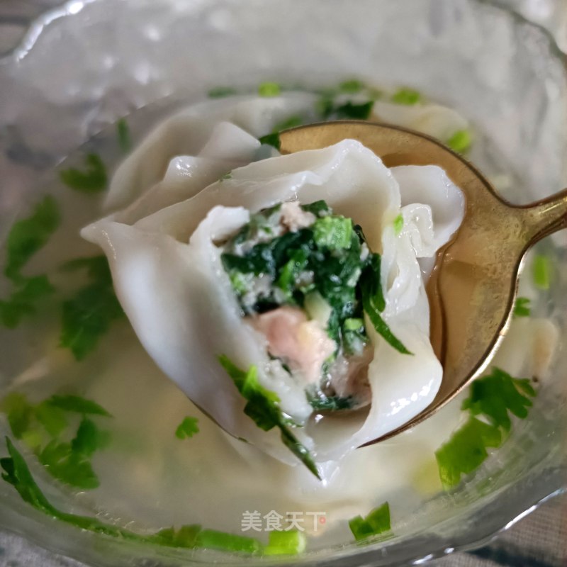 家苋菜肉馄饨的做法