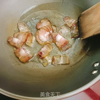 荷兰豆炒腊肉的做法步调：5