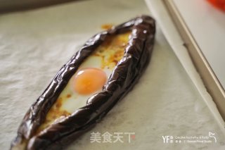 芝士烤茄溏心蛋的做法步调：6