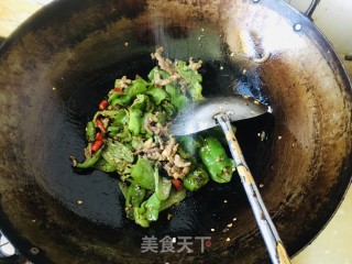 豆豉辣椒炒牛肉的做法步调：8