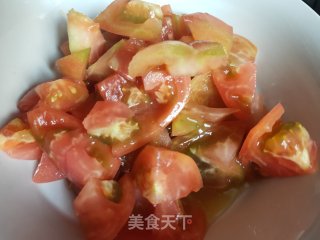 西白柿虾仁素卤的做法步调：1