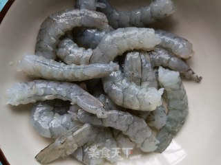 火煮虾片的做法步调：2