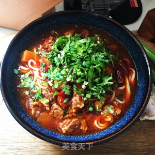 家常番茄牛肉里的做法步调：15