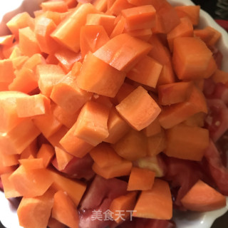 家常番茄牛肉里的做法步调：6