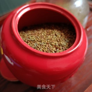 炒槐米茶的做法步调：13