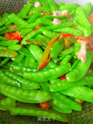 荷兰豆炒肉片的做法步调：6