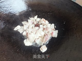 肉片炒有机菜花的做法步调：5