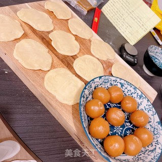 蛋黄酥的做法步调：21