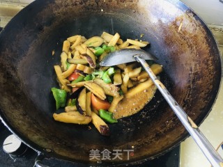 辣椒西白柿炒茄子的做法步调：7